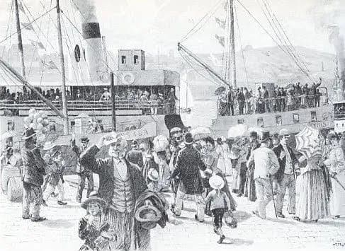 The age of steam – steamboats, factories and industries in the city